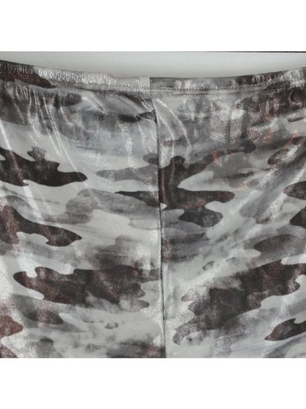 Monkeybar Buddies Cosmic Camo Girls Size 10 Gray Spandex Gymnastics Shorts